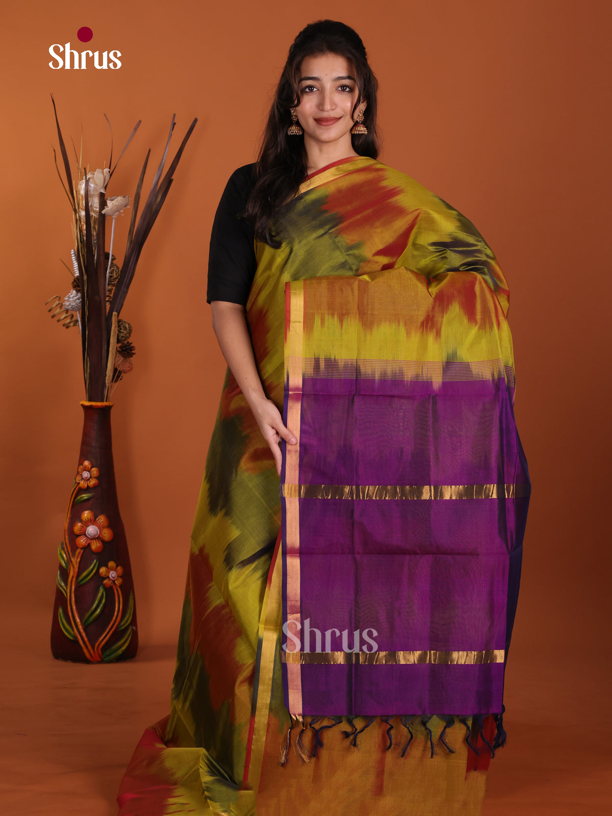 DKS24026 - Silk Cotton Saree