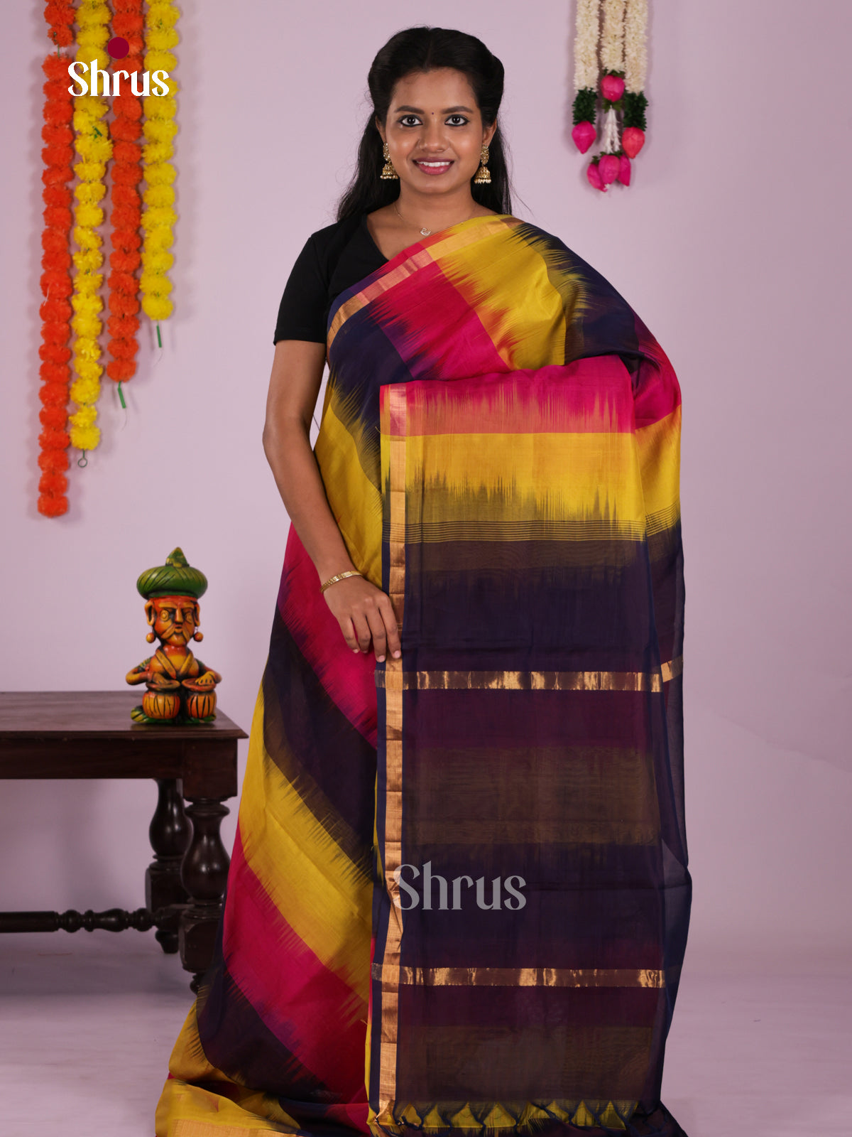 DKS24033 - Silk Cotton Saree