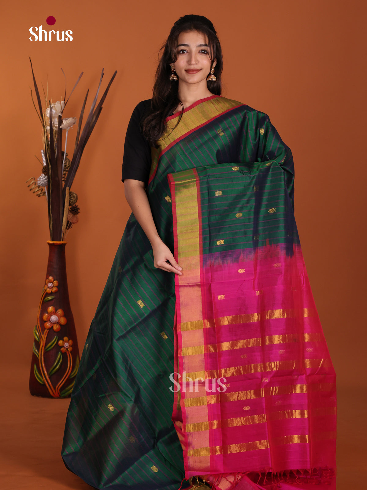 DKS24046 - Silk Cotton Saree
