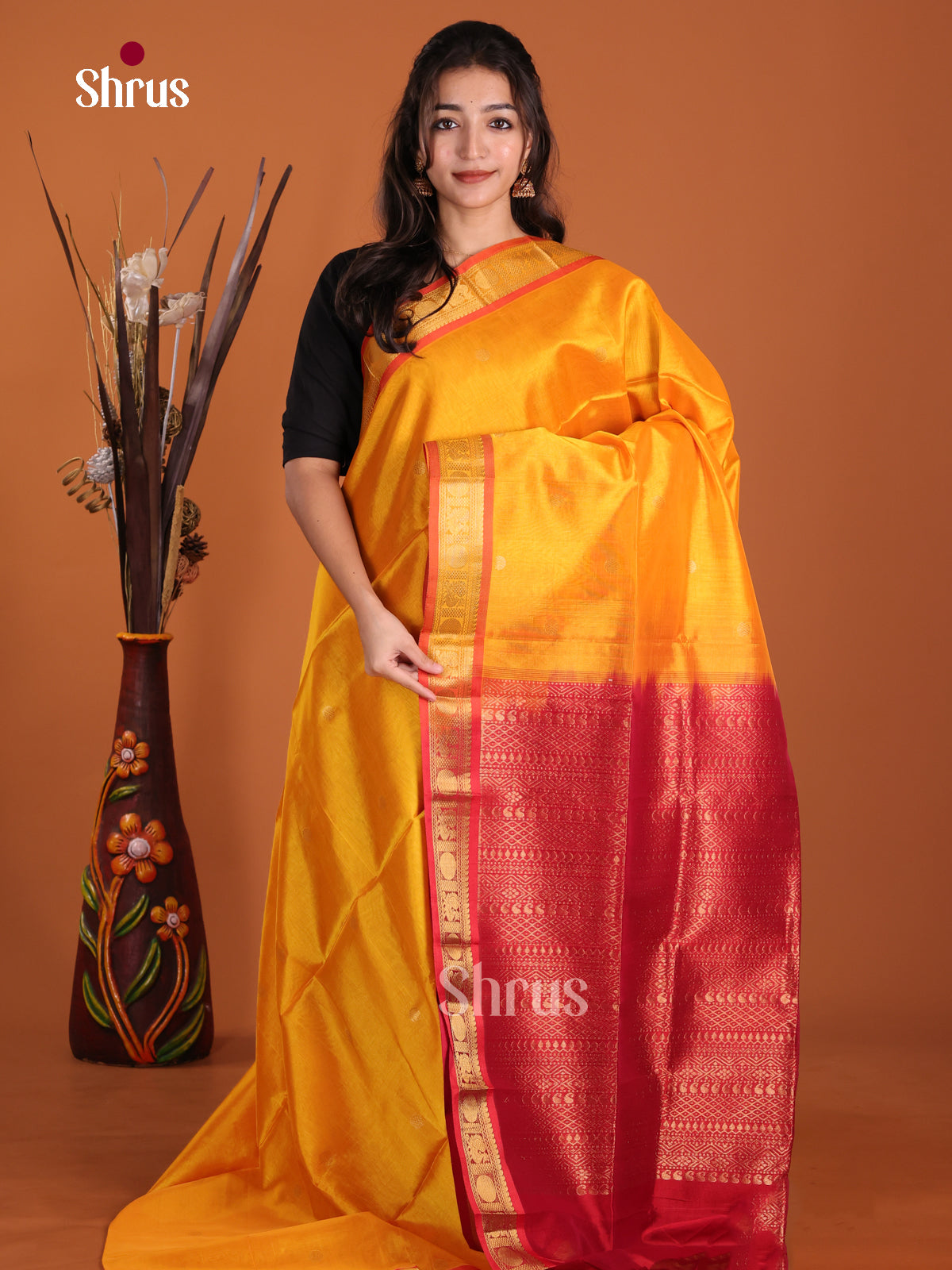 DKS24059 - Silk Cotton Saree