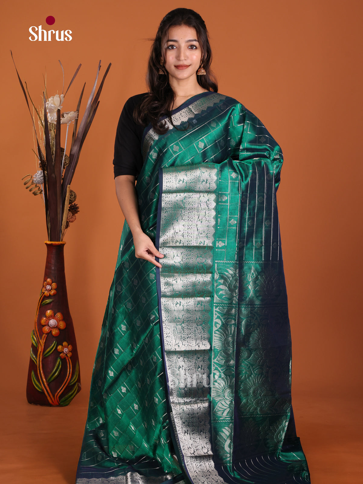 DKS24077 - Silk Cotton Saree