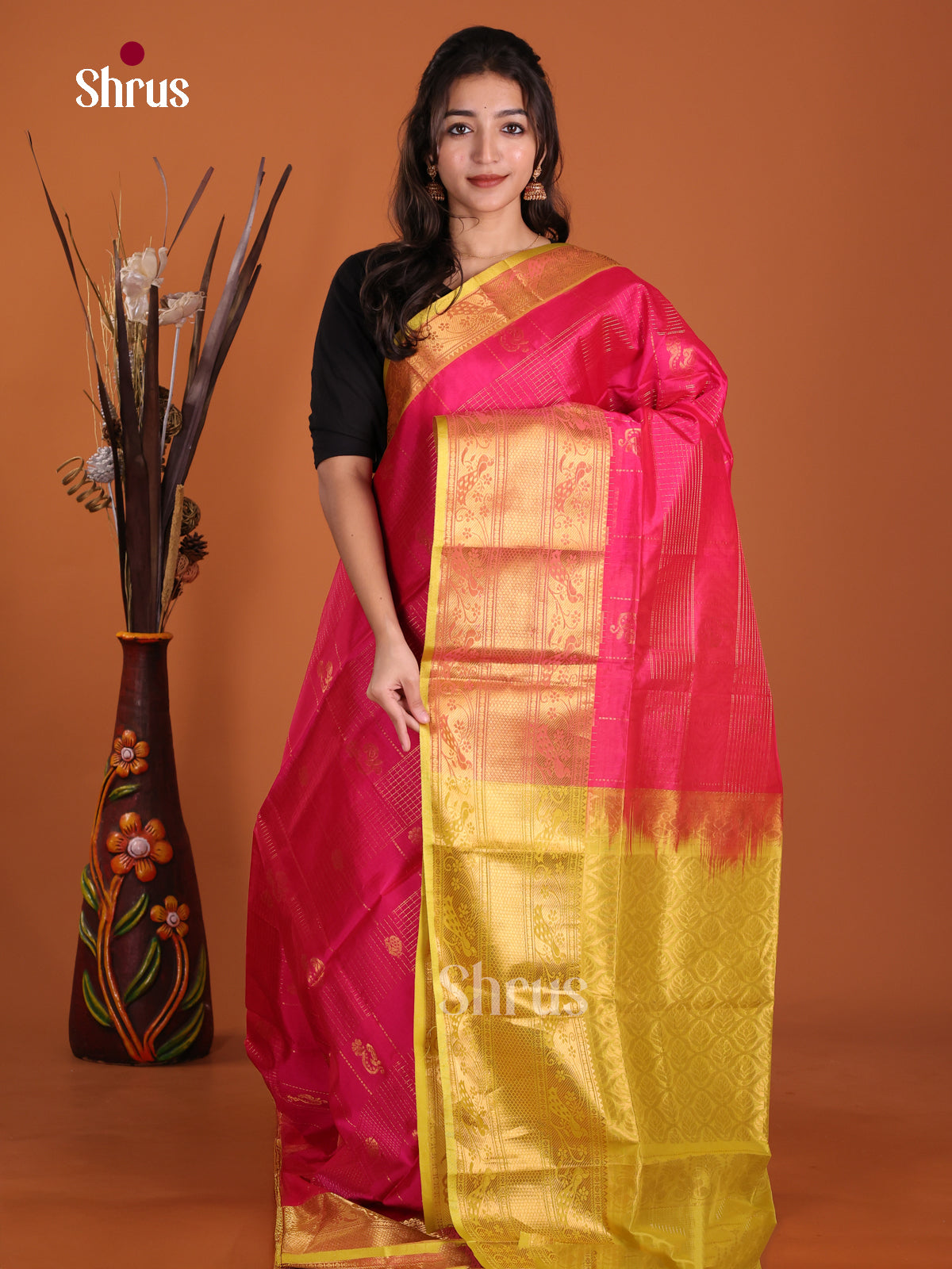 DKS24079 - Silk Cotton Saree