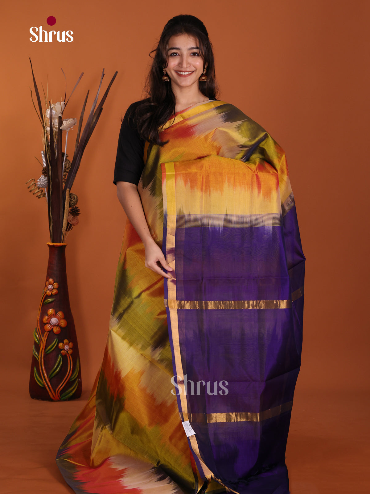 DKS24111 - Silk Cotton Saree