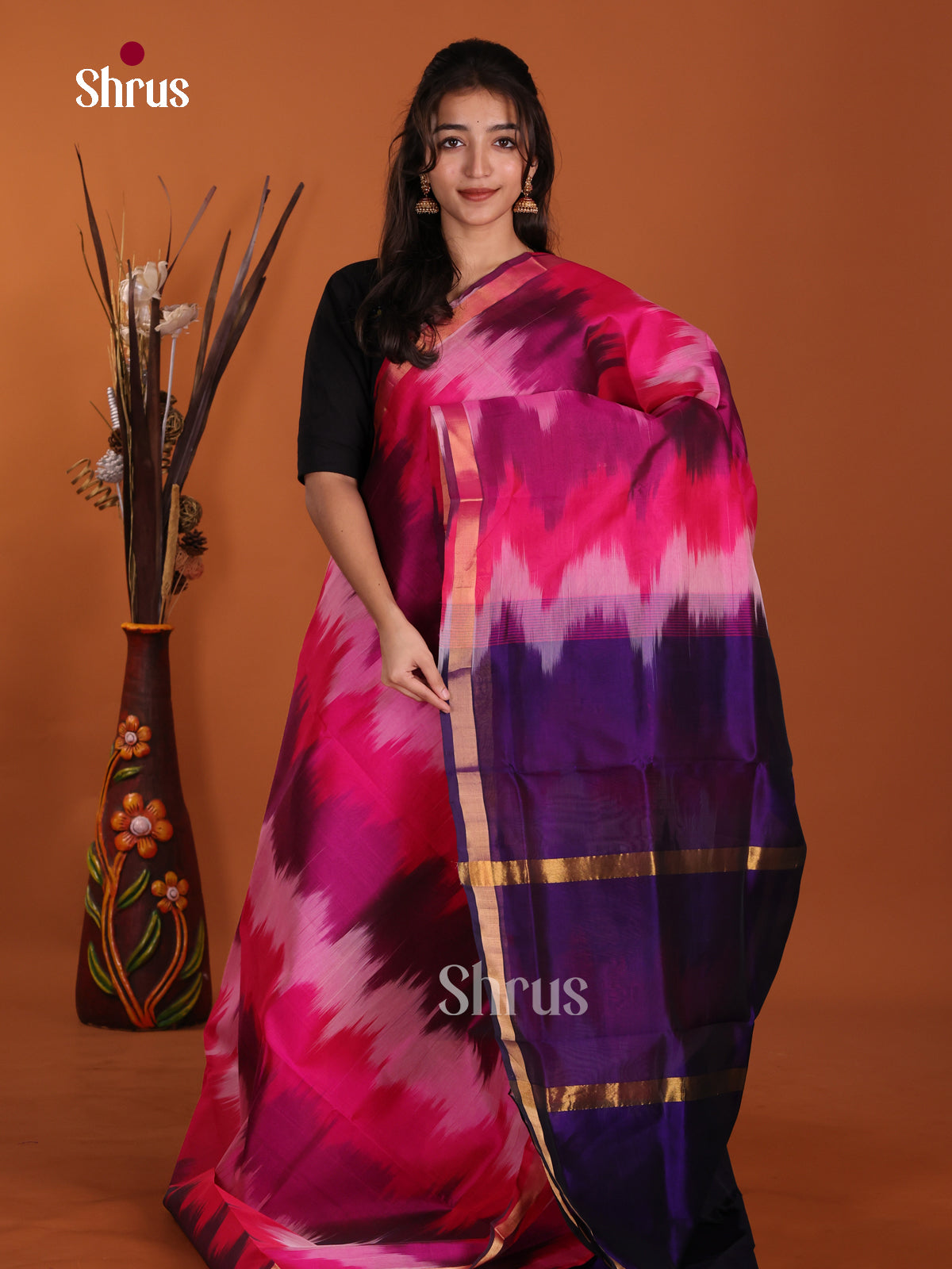 DKS24114 - Silk Cotton Saree