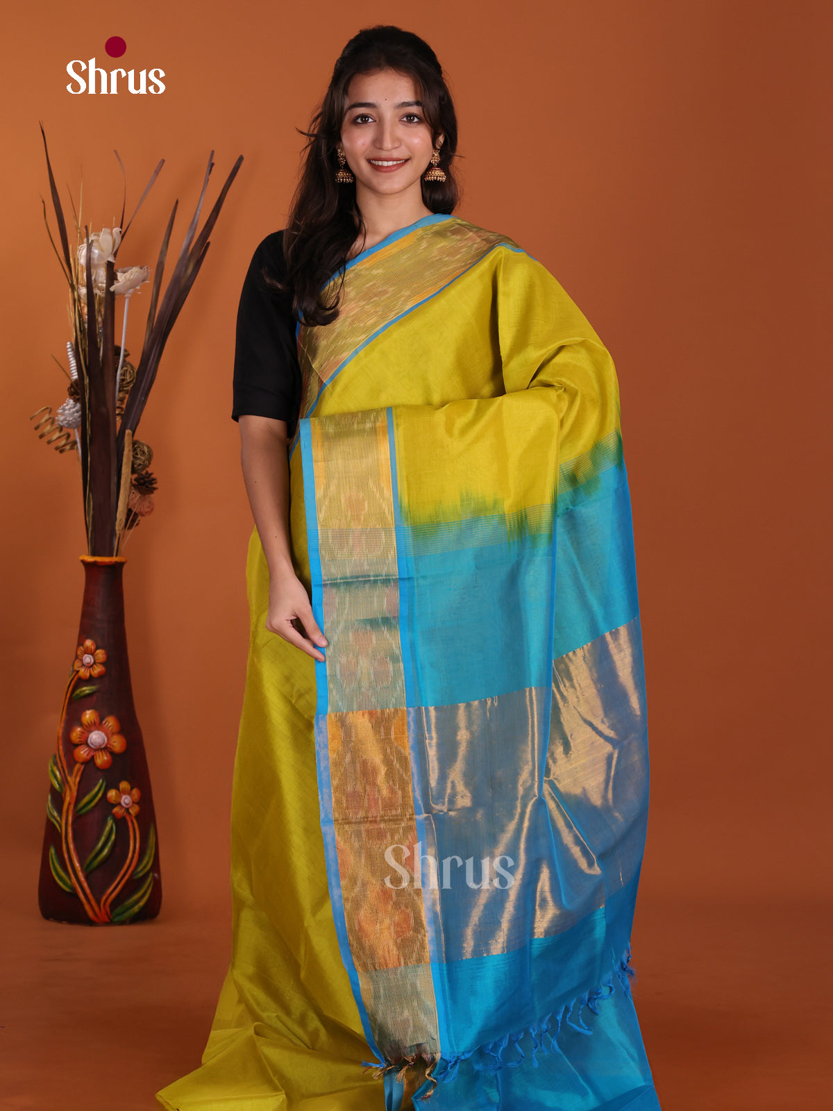 DKS24172 - Silk Cotton Saree