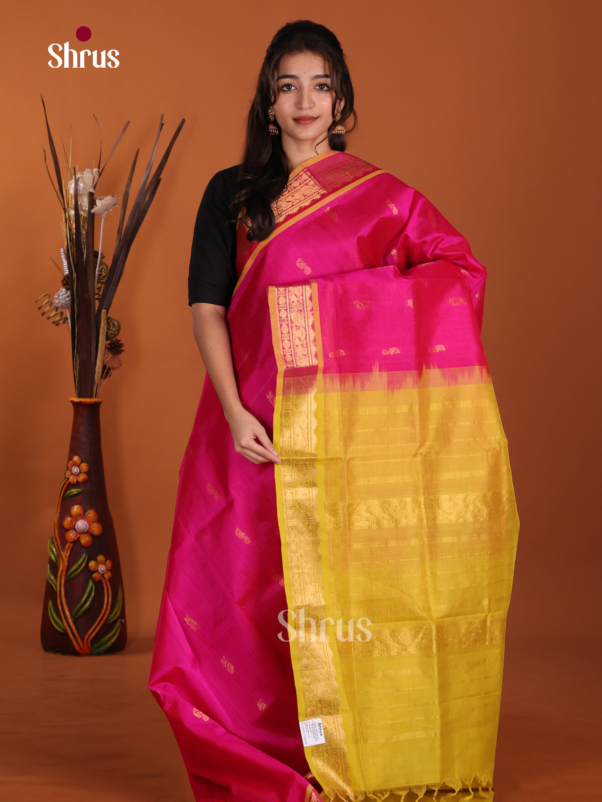DKS24191 - Silk Cotton Saree