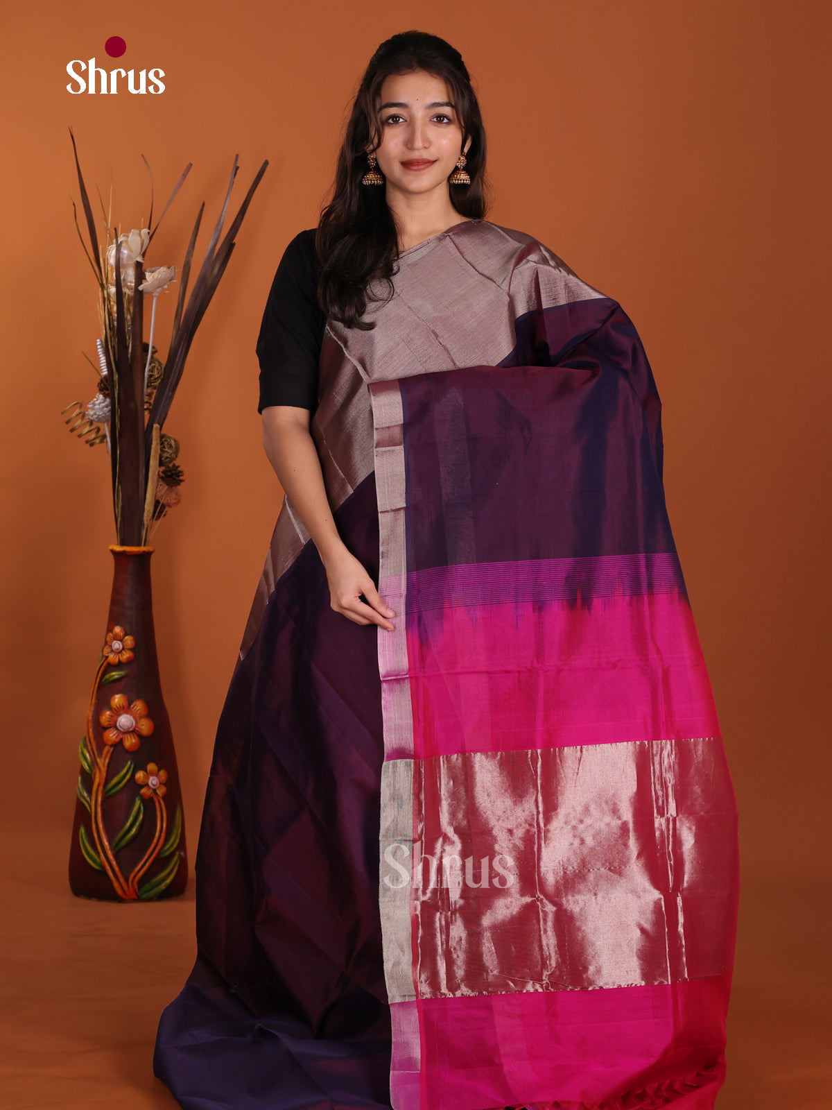 DKS24199 - Silk Cotton Saree