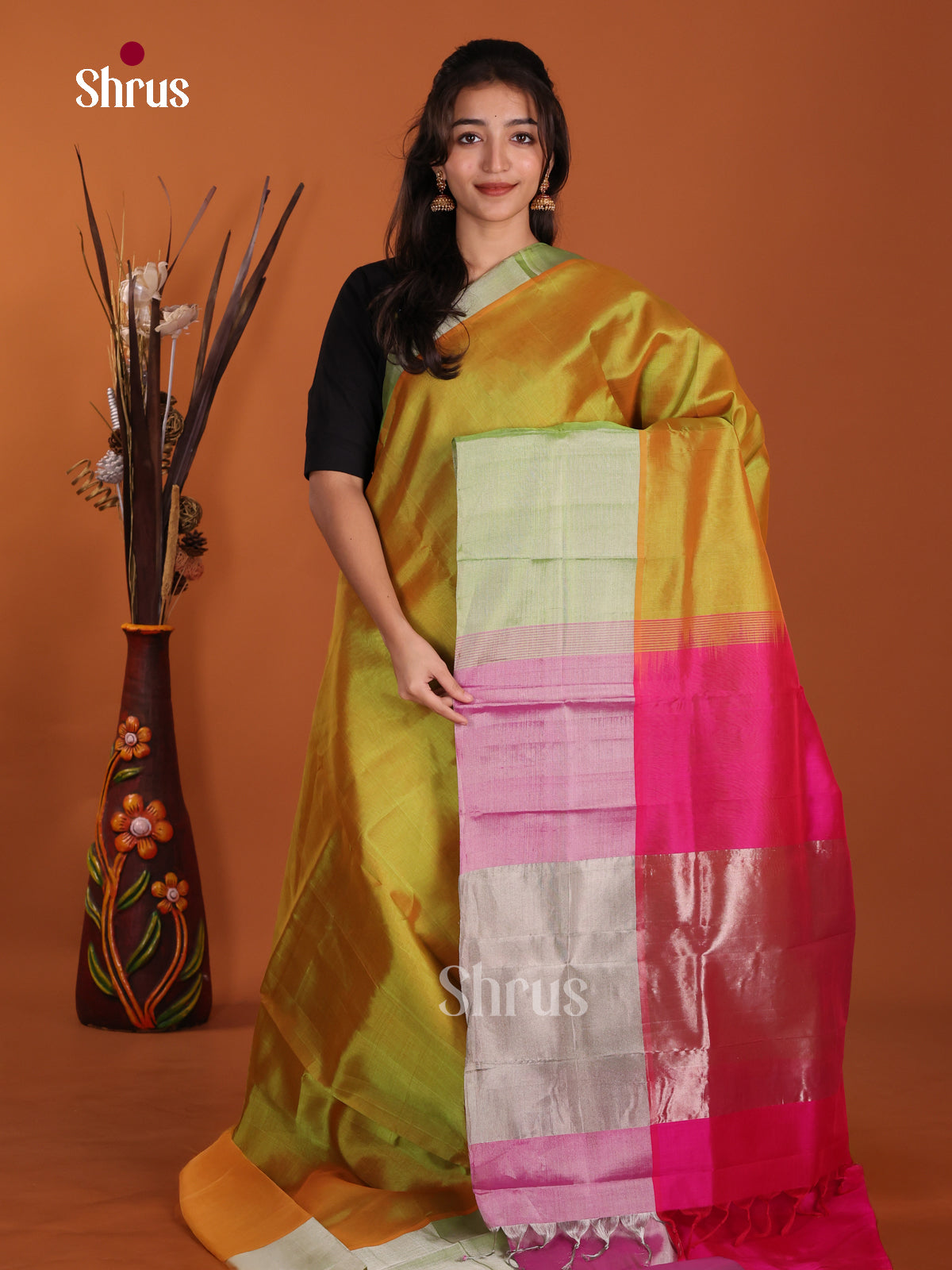 DKS24203 - Silk Cotton Saree
