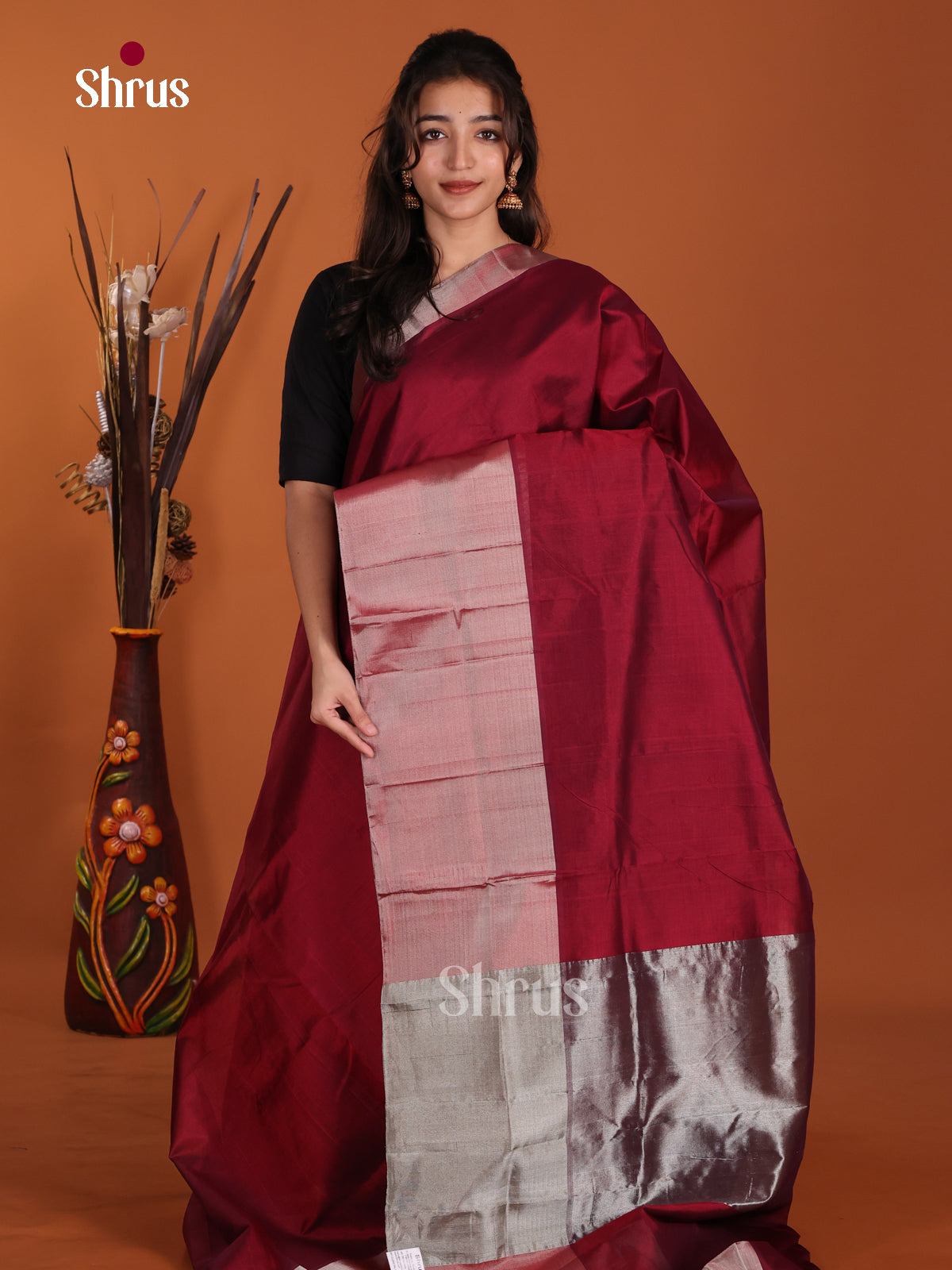 DKS24208 - Silk Cotton Saree - Shop on Shrus.com
