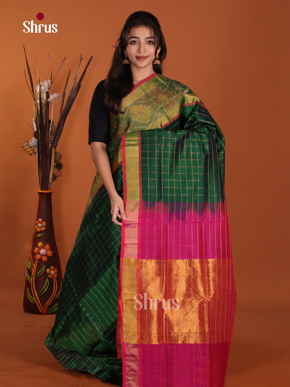 DKS24224 - Silk Cotton Saree