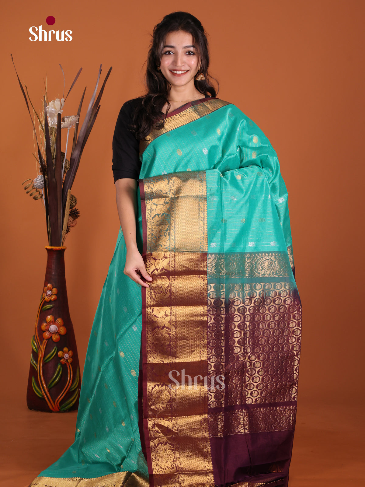 DKS24275 - Silk Cotton Saree