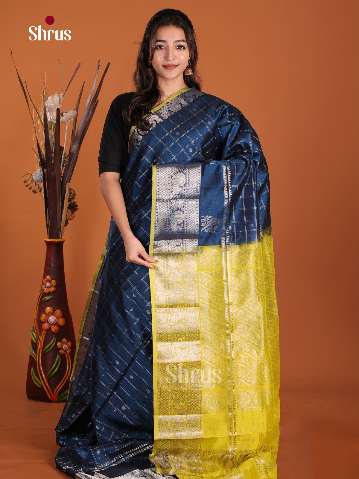 DKS24292 - Silk Cotton Saree
