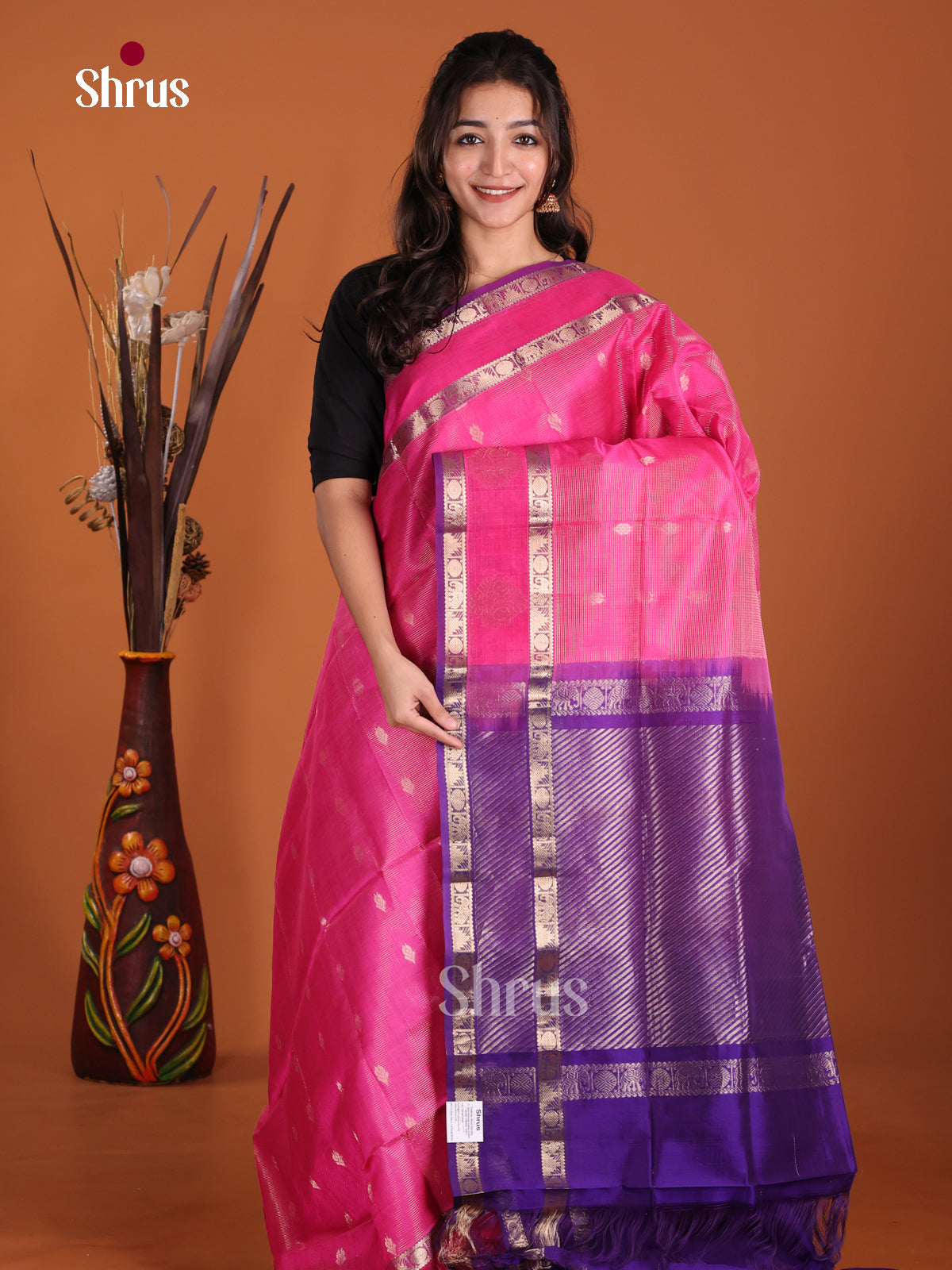 DKS24311 - Silk Cotton Saree