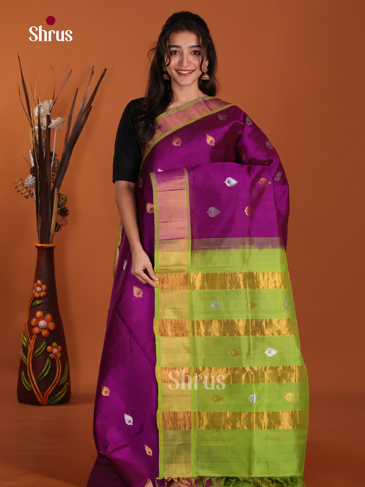 DKS24324 - Silk Cotton Saree
