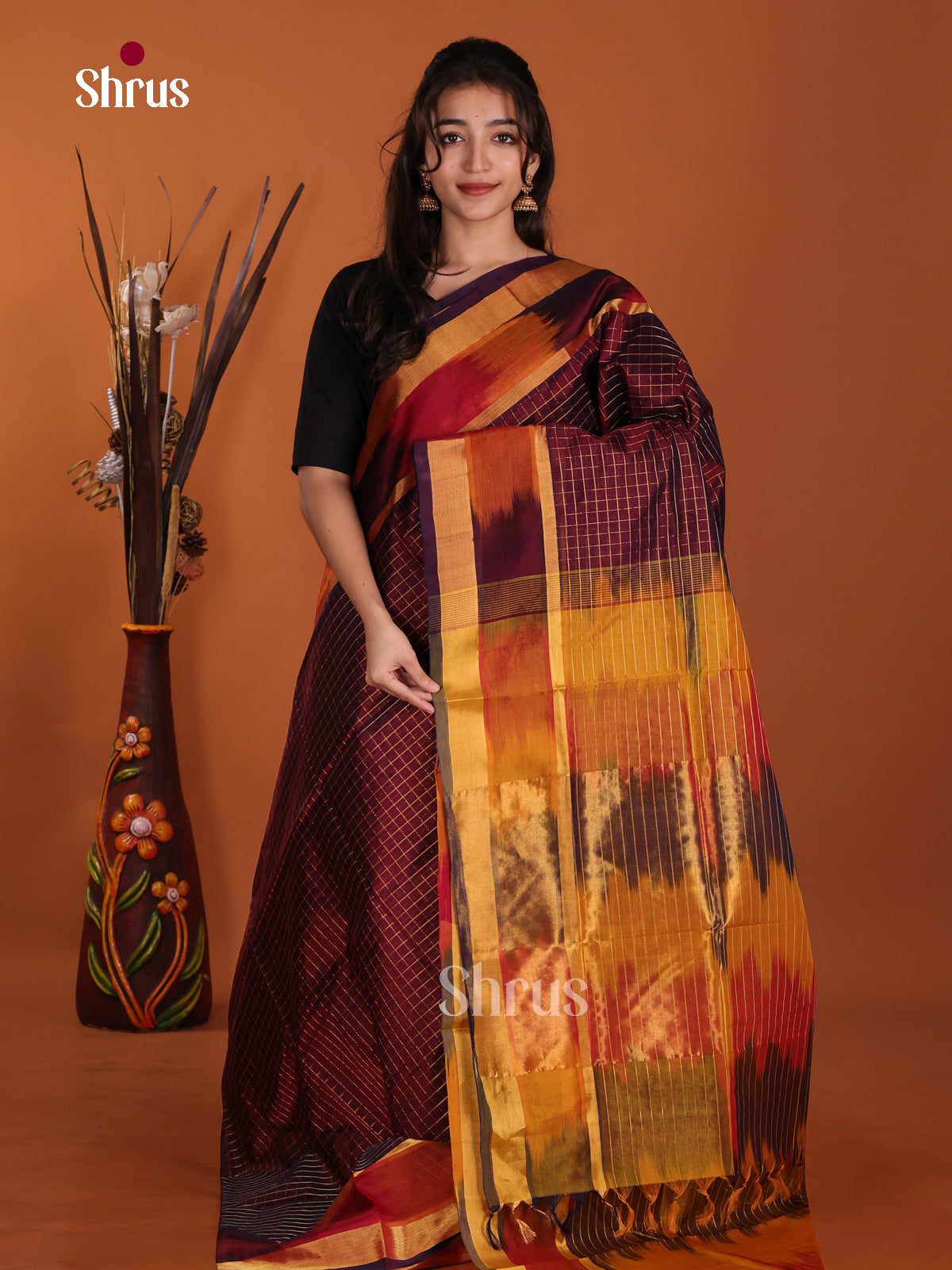 DKS24442 - Silk Cotton Saree