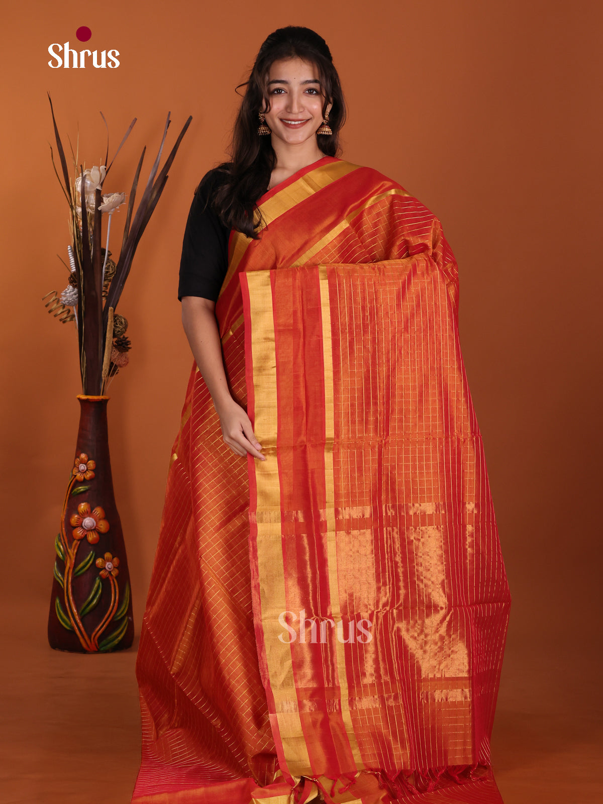 DKS24445 - Silk Cotton Saree