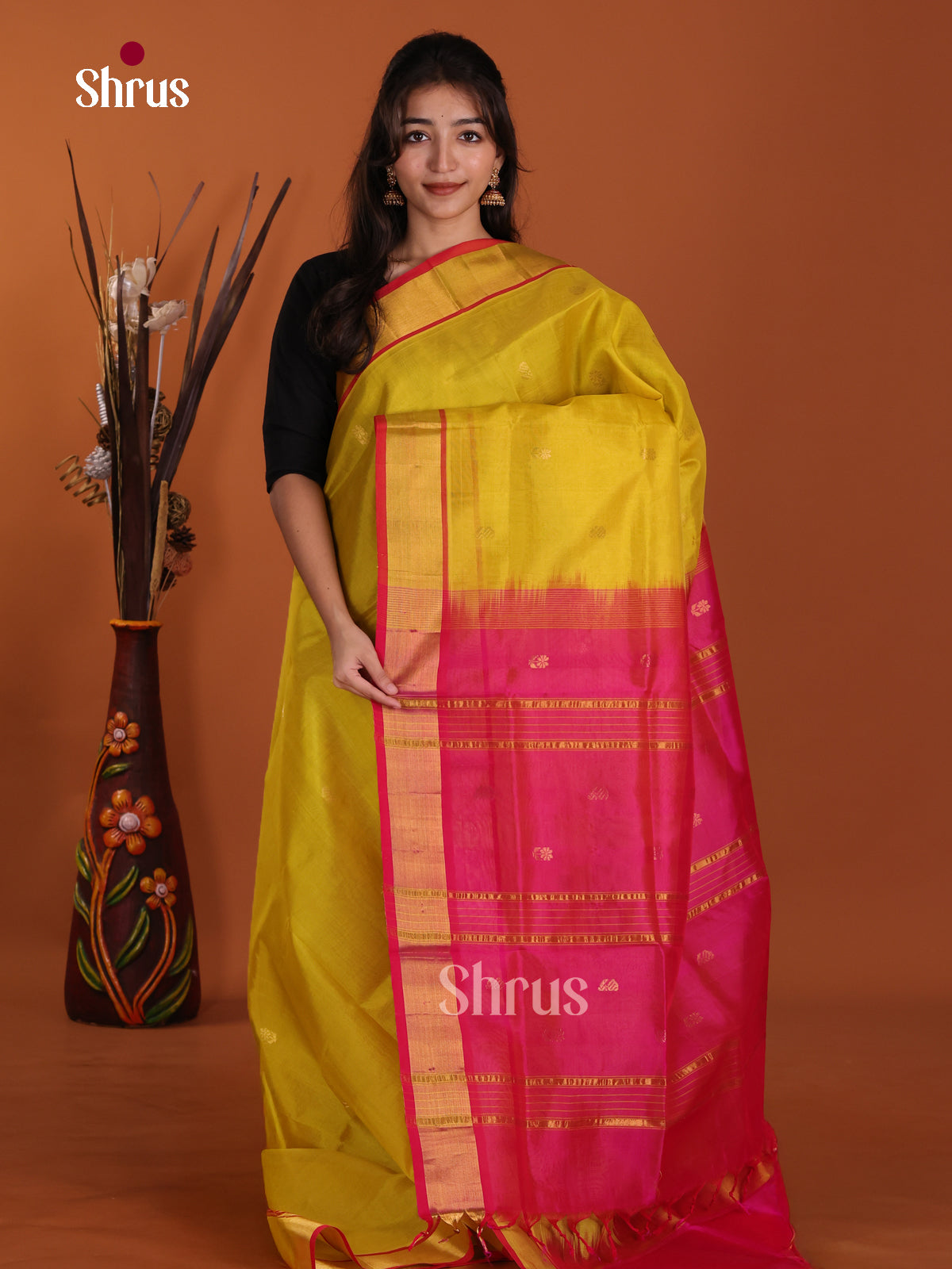 DKS24478 - Silk Cotton Saree
