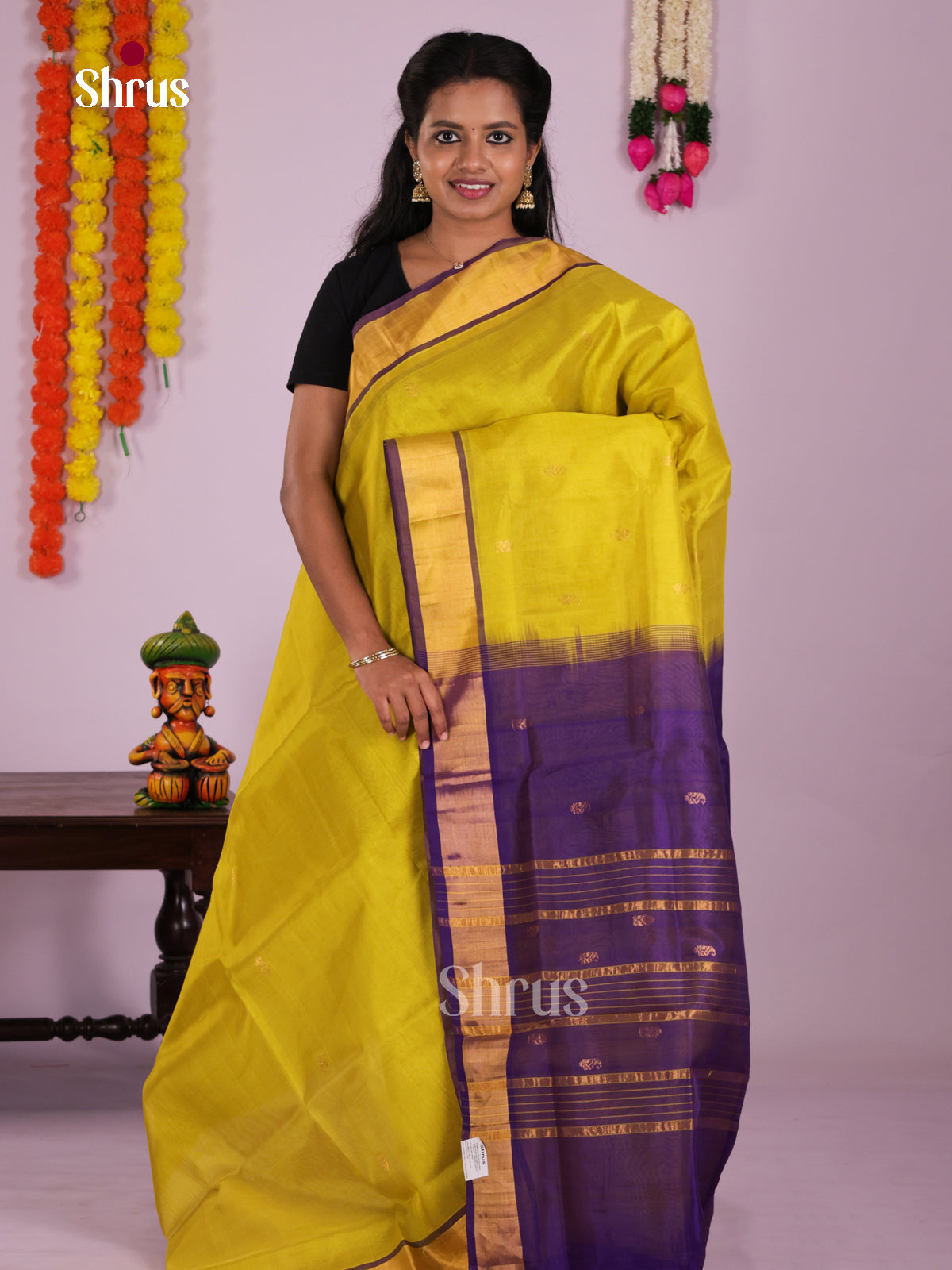 DKS24490 - Silk Cotton Saree