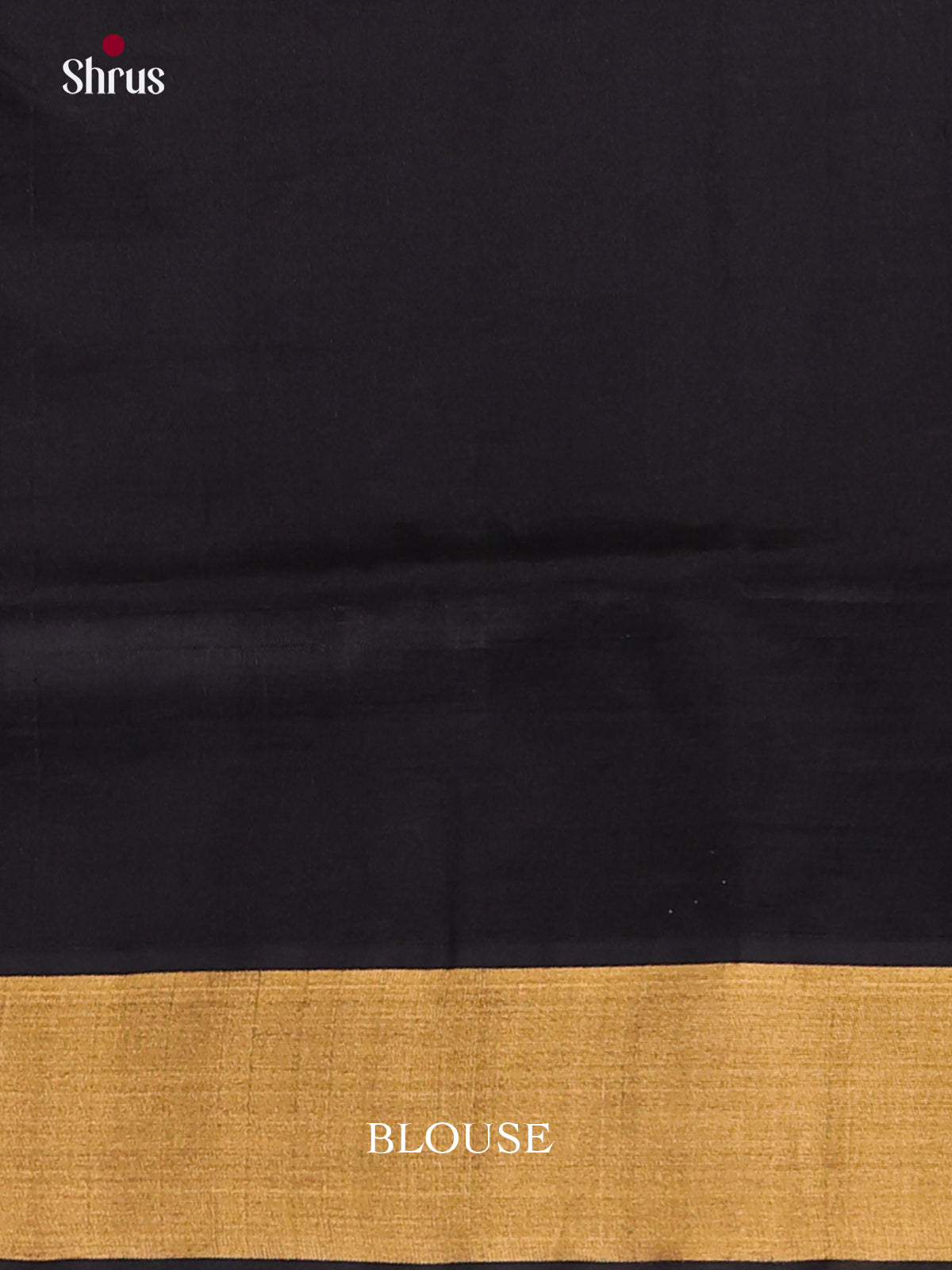Glorious Mustard & Black Silk Cotton Saree with kaddi zari border - Shop on Shrus.com