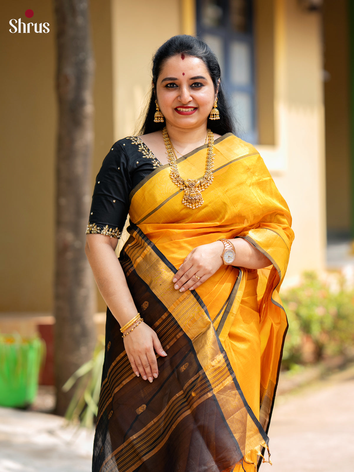 DKS24491 - Silk Cotton Saree