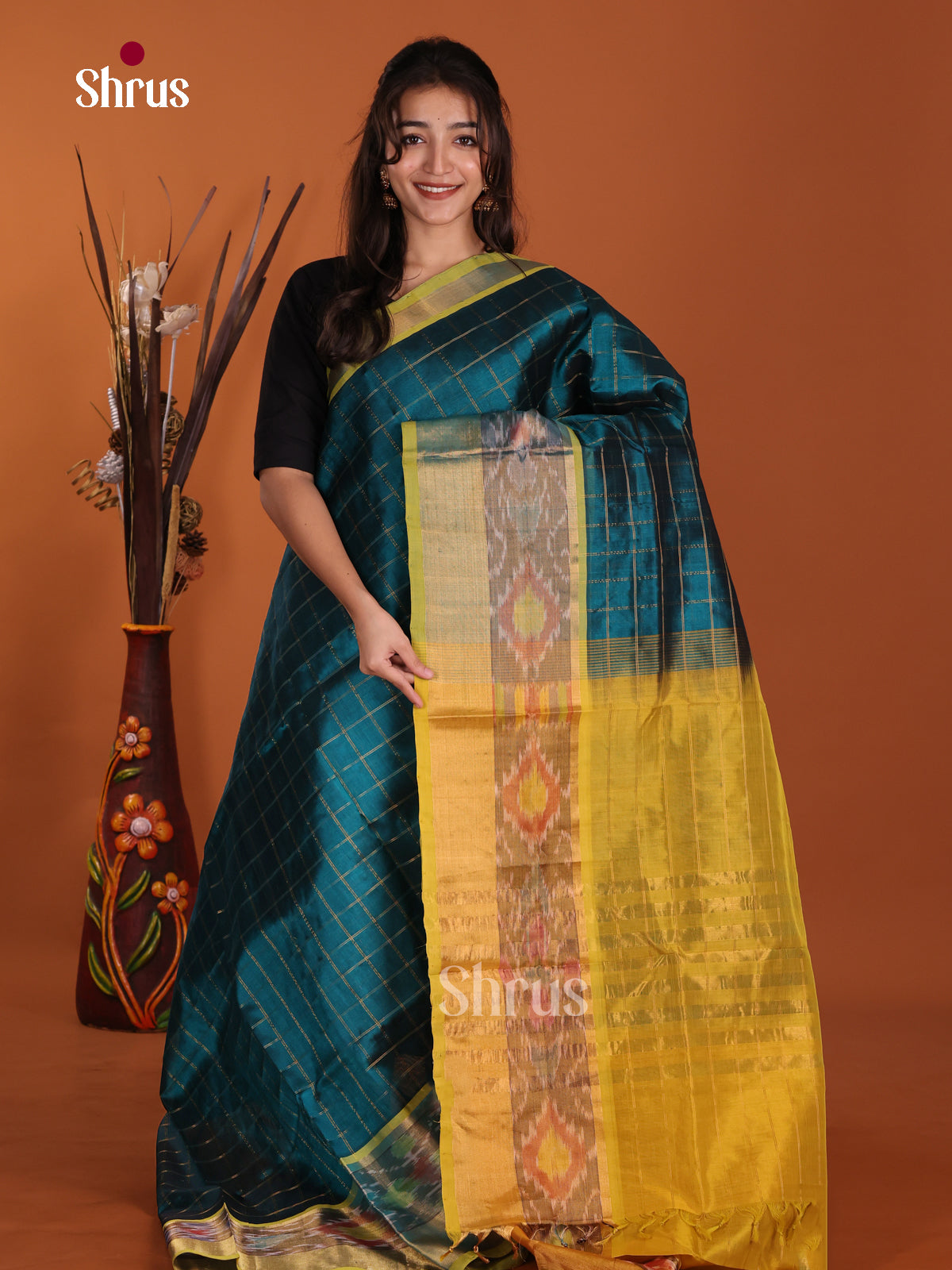 DKS24493 - Silk Cotton Saree