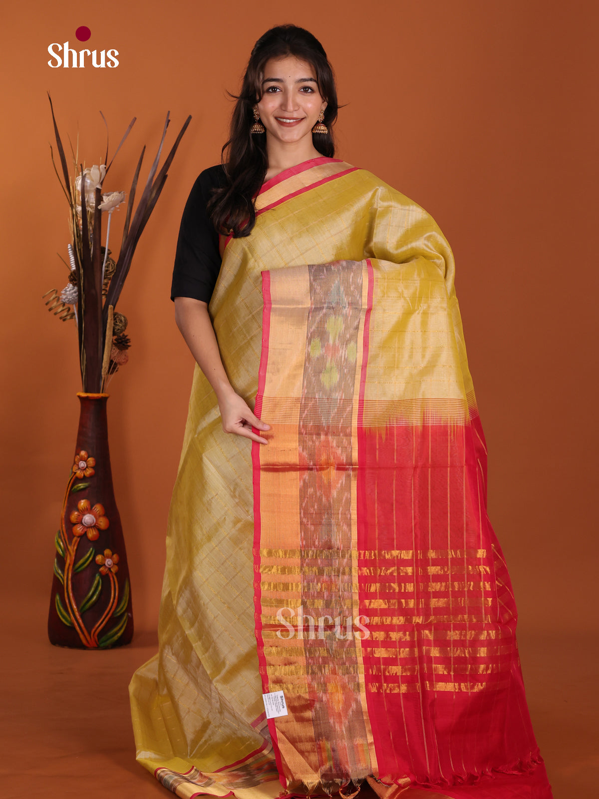 DKS24499 - Silk Cotton Saree