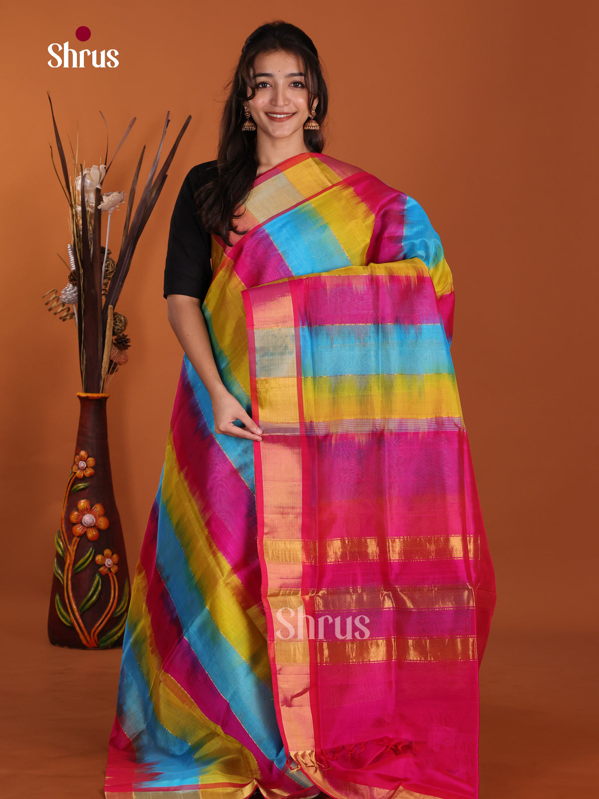DKS24519 - Silk Cotton Saree