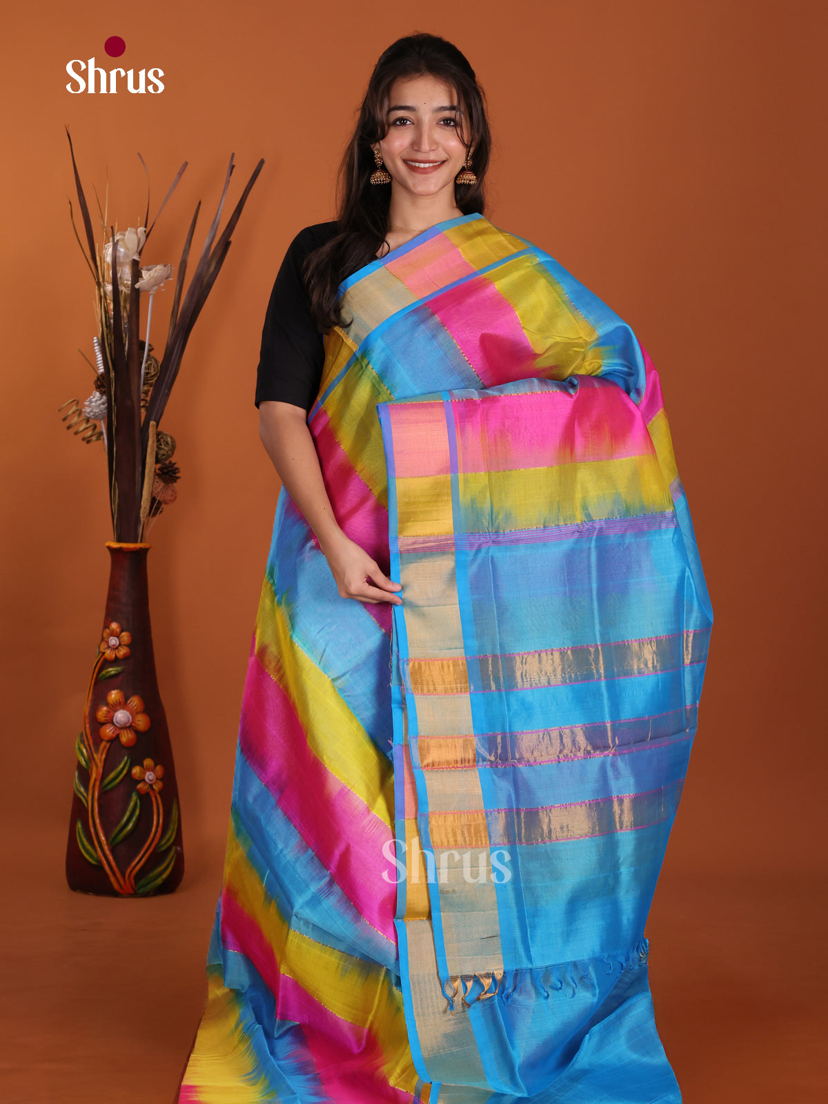 DKS24520 - Silk Cotton Saree