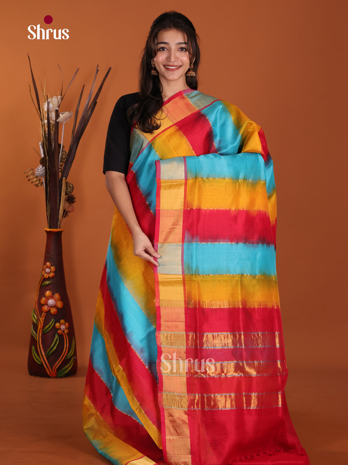 DKS24521 - Silk Cotton Saree