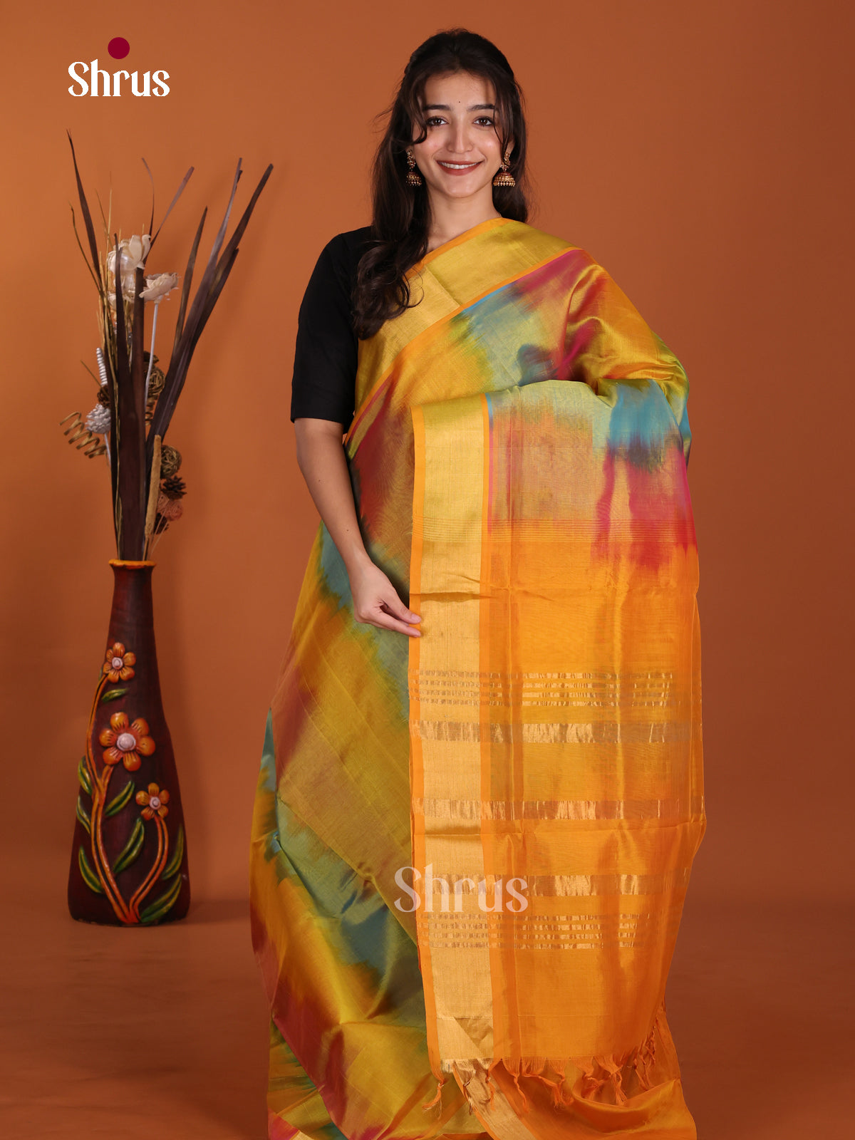 DKS24550 - Silk Cotton Saree