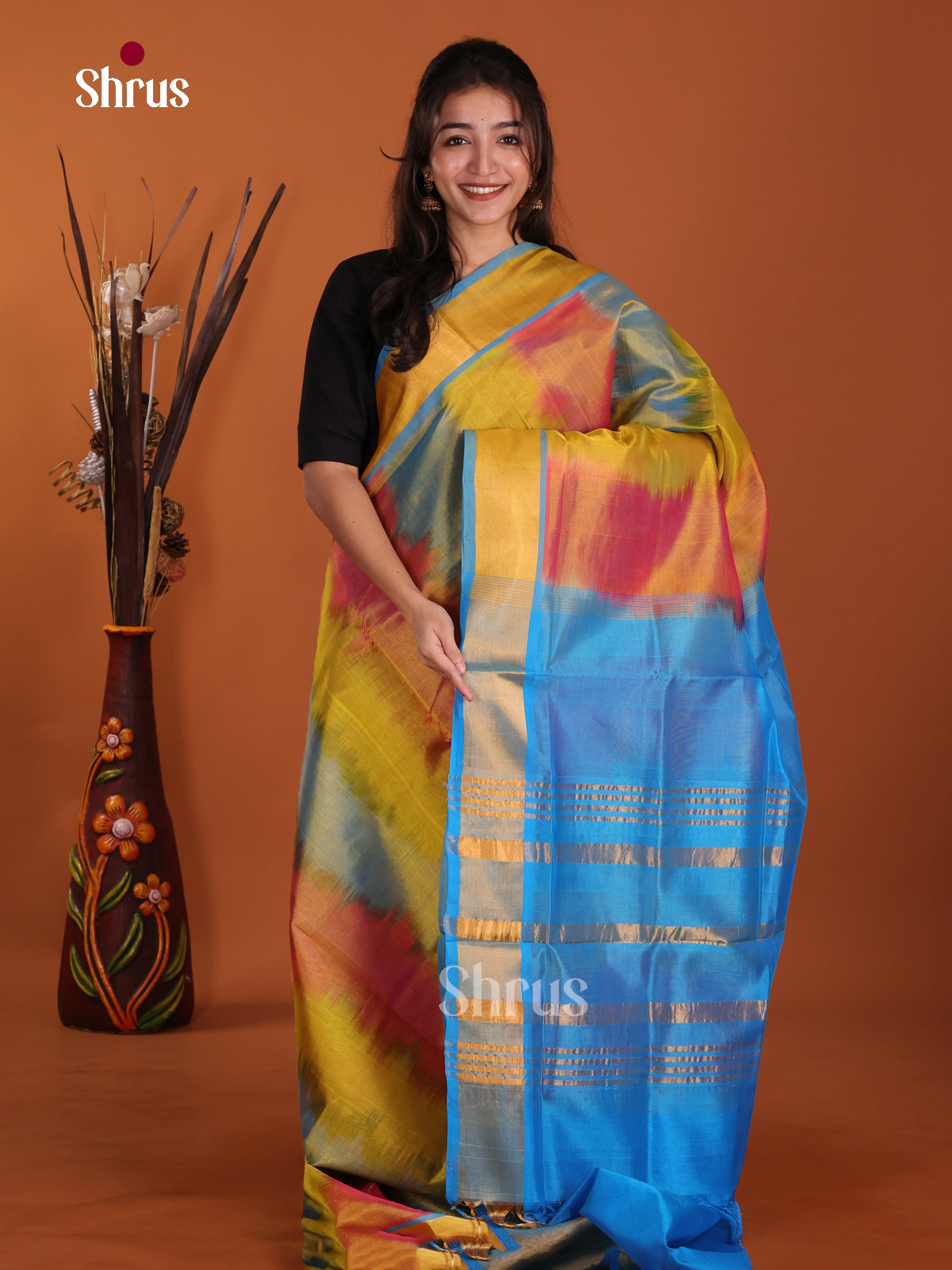 DKS24553 - Silk Cotton Saree