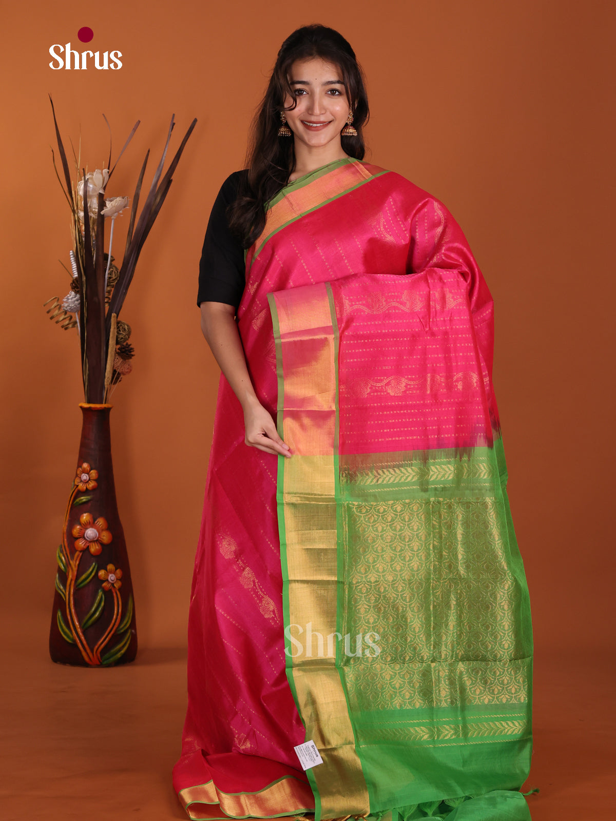 DKS24562 - Silk Cotton Saree