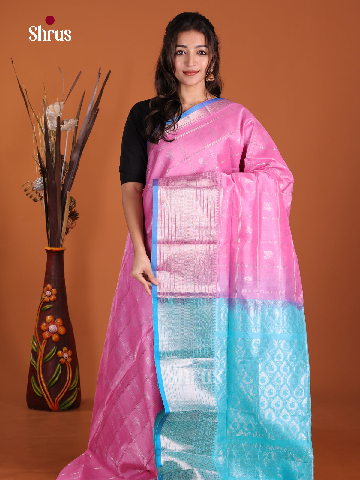 DKS24573 - Silk Cotton Saree