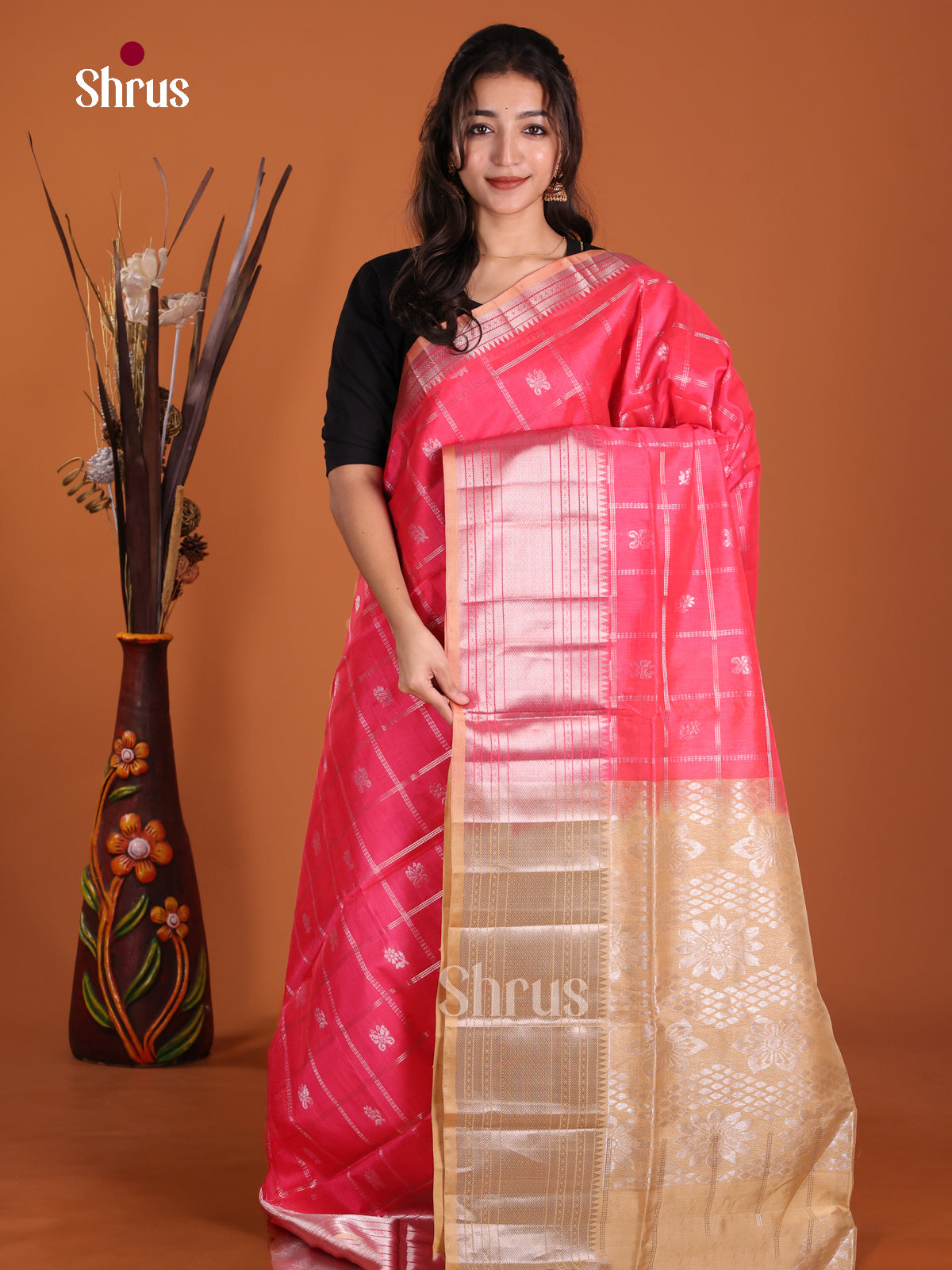 DKS24582 - Silk Cotton Saree
