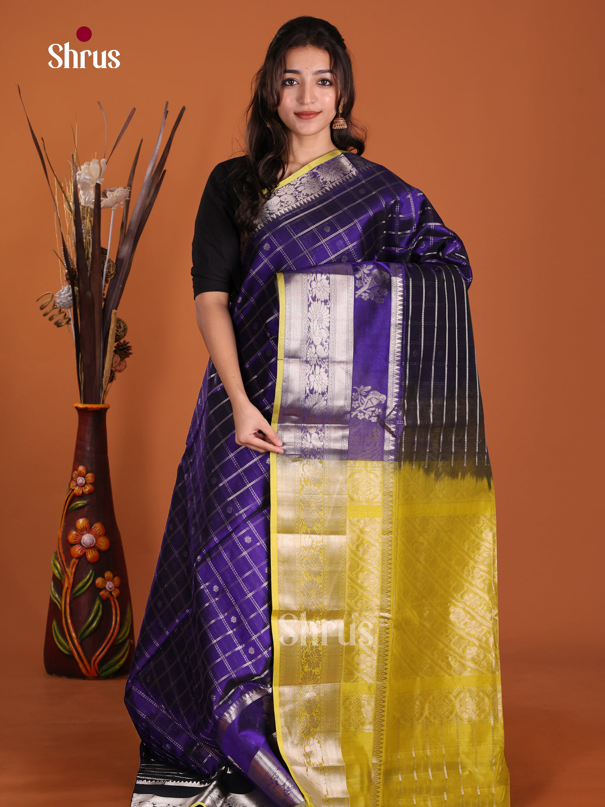DKS24588 - Silk Cotton Saree