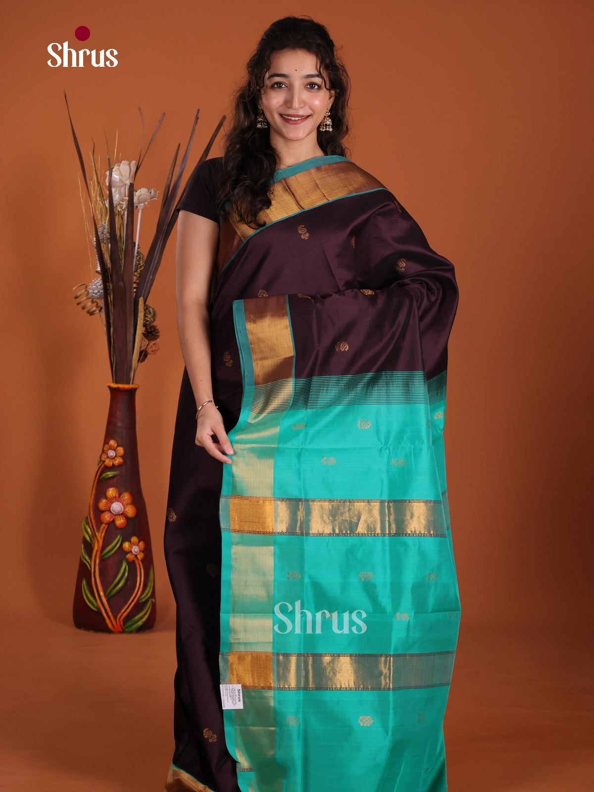 DKS24607 - Silkcotton-halfpure Saree