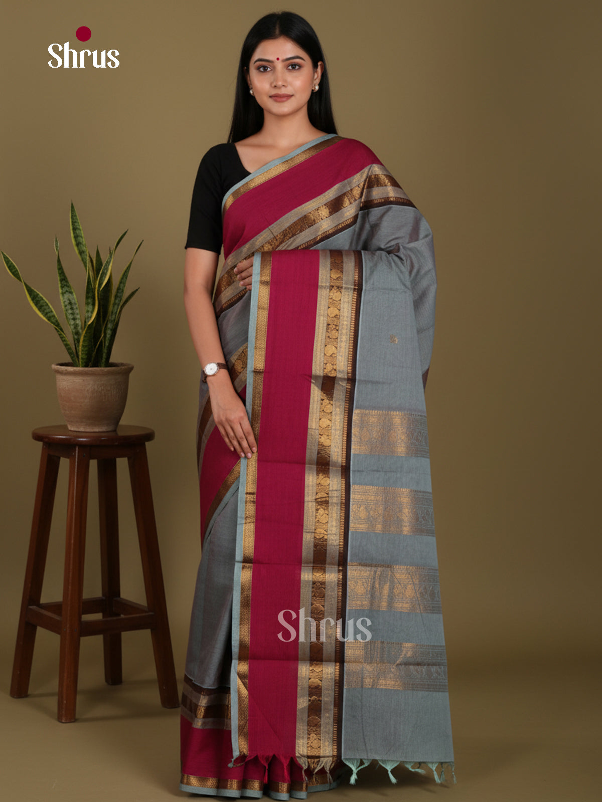DKS25133 - Chettinad Cotton Saree
