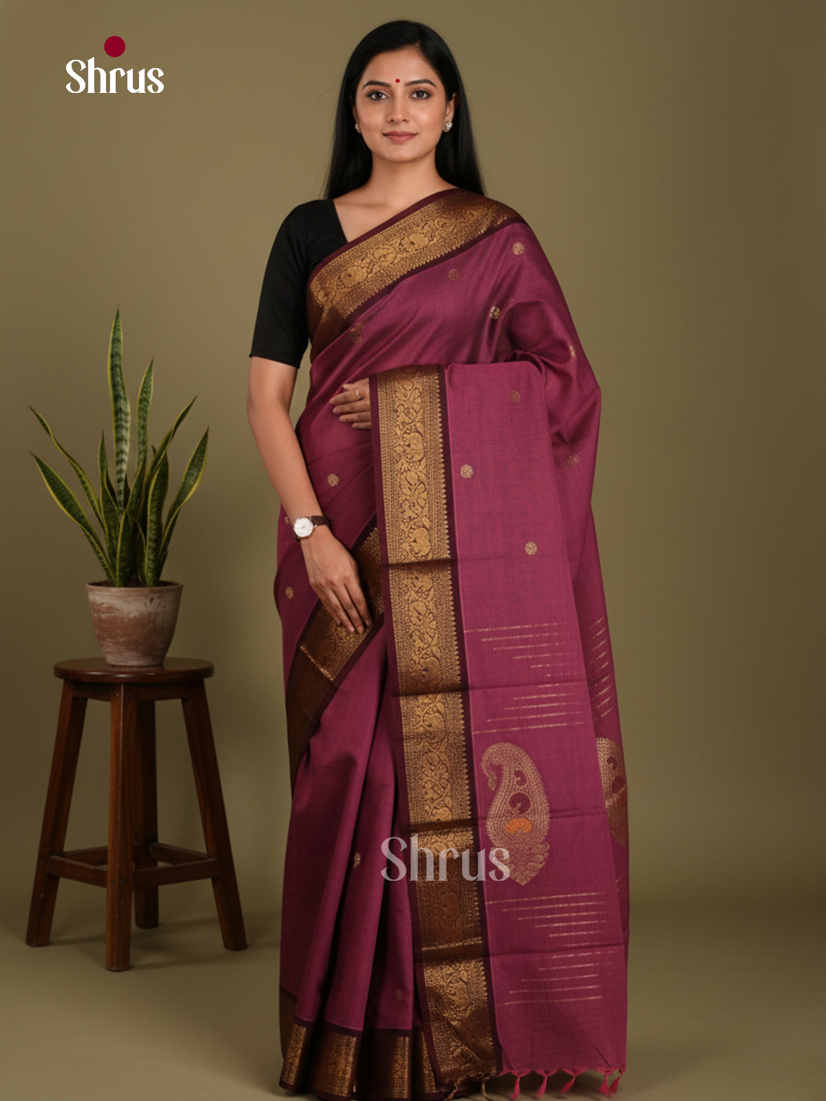 DKS25138 - Kanchi Cotton Saree