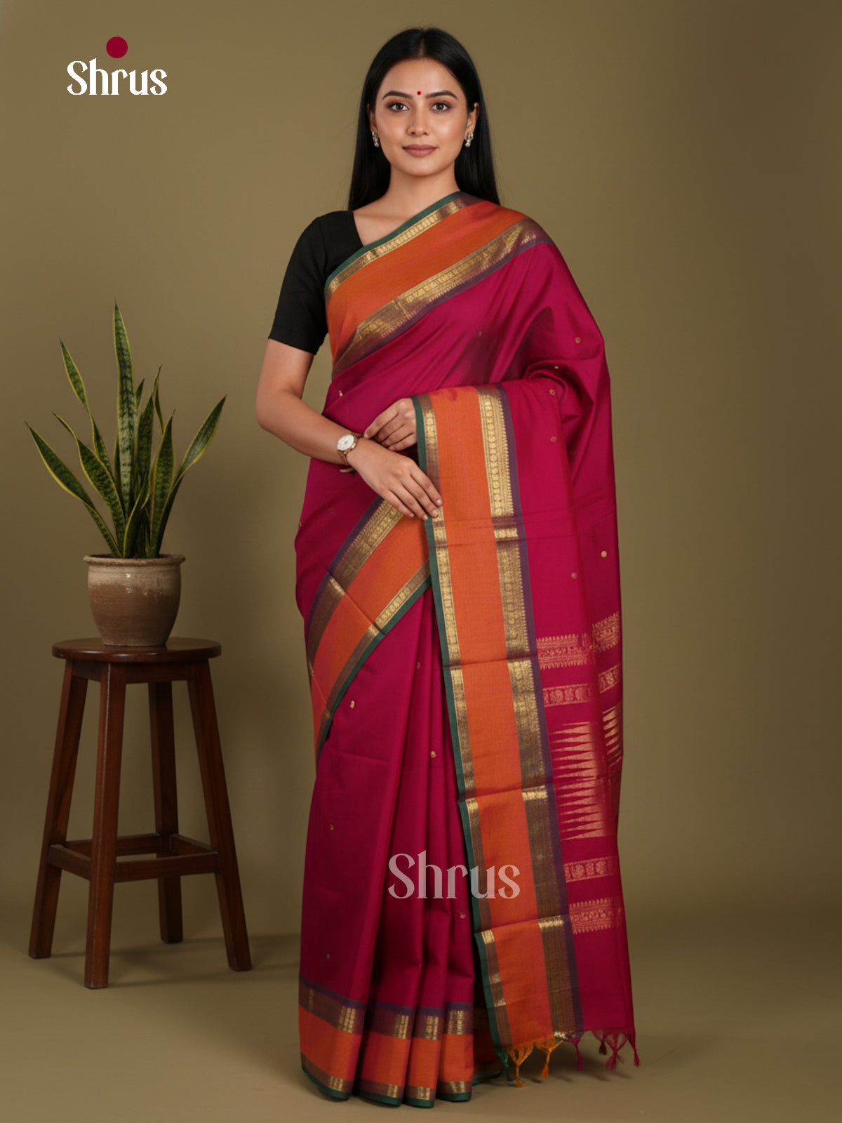 DKS25145 - Kanchi Cotton Saree