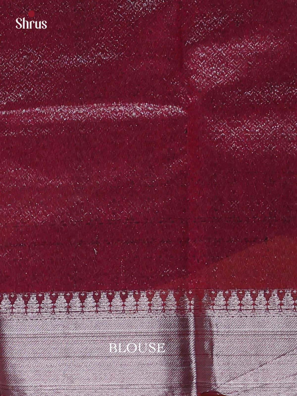 Maroon - Semi Silkcotton Saree- DKS25188