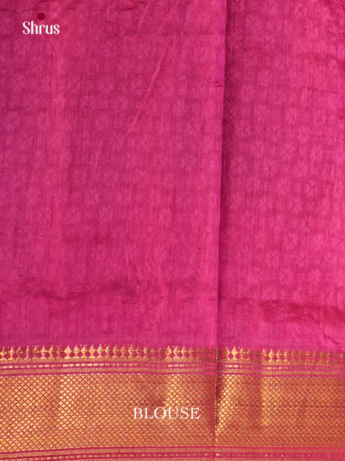 Purple & Pink - Semi Patola Saree -DKS26232