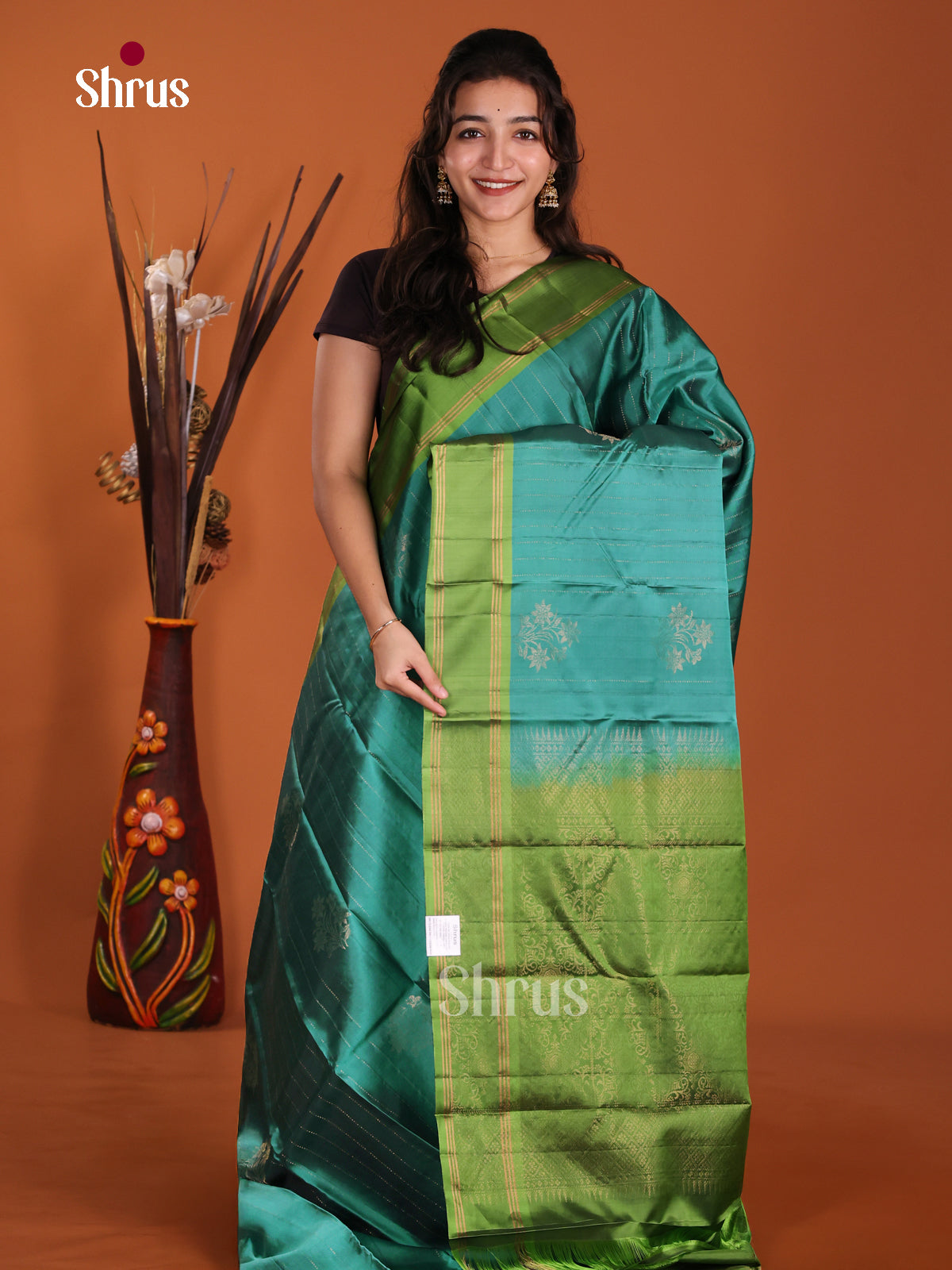 DKS26238 - Softsilk-halfpure Saree - Shop on Shrus.com