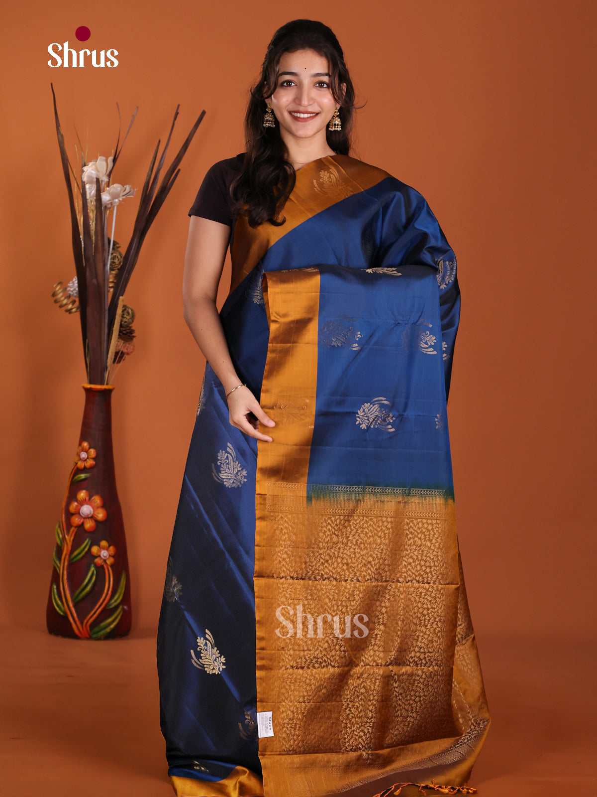 DKS26254 - Softsilk-halfpure Saree - Shop on Shrus.com