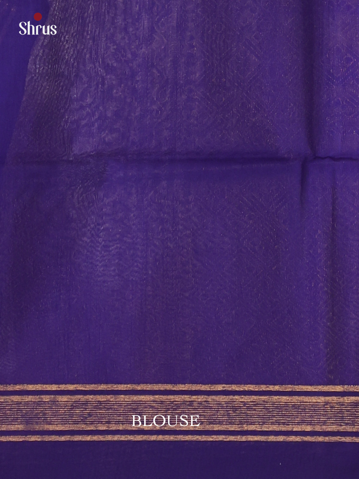 Beige & Blue - Semi Silkcotton Saree- DKS26321