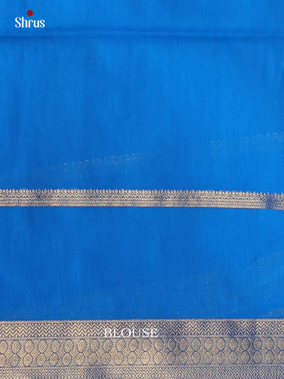 Peachish Pink & Blue DKS26325 - Semi Silkcotton Saree - Shop on Shrus.com