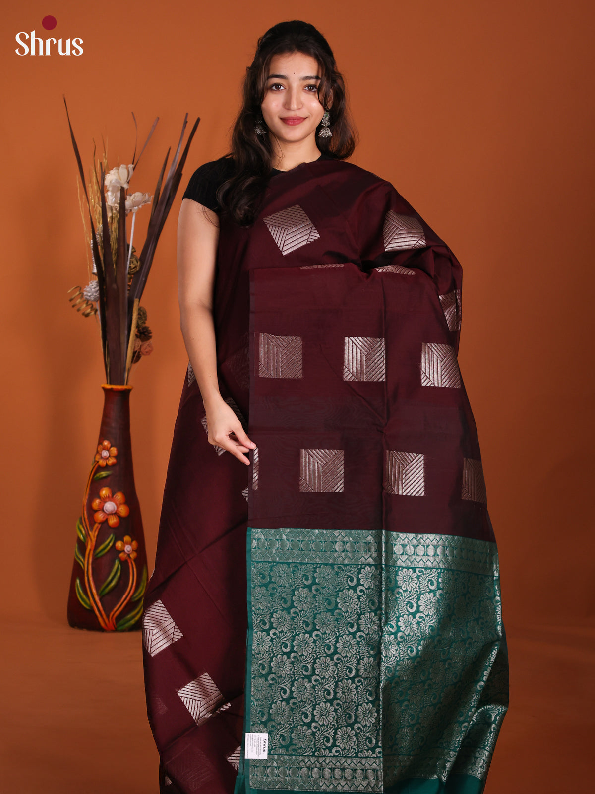 DKS26458 - Semi Silkcotton Saree - Shop on Shrus.com