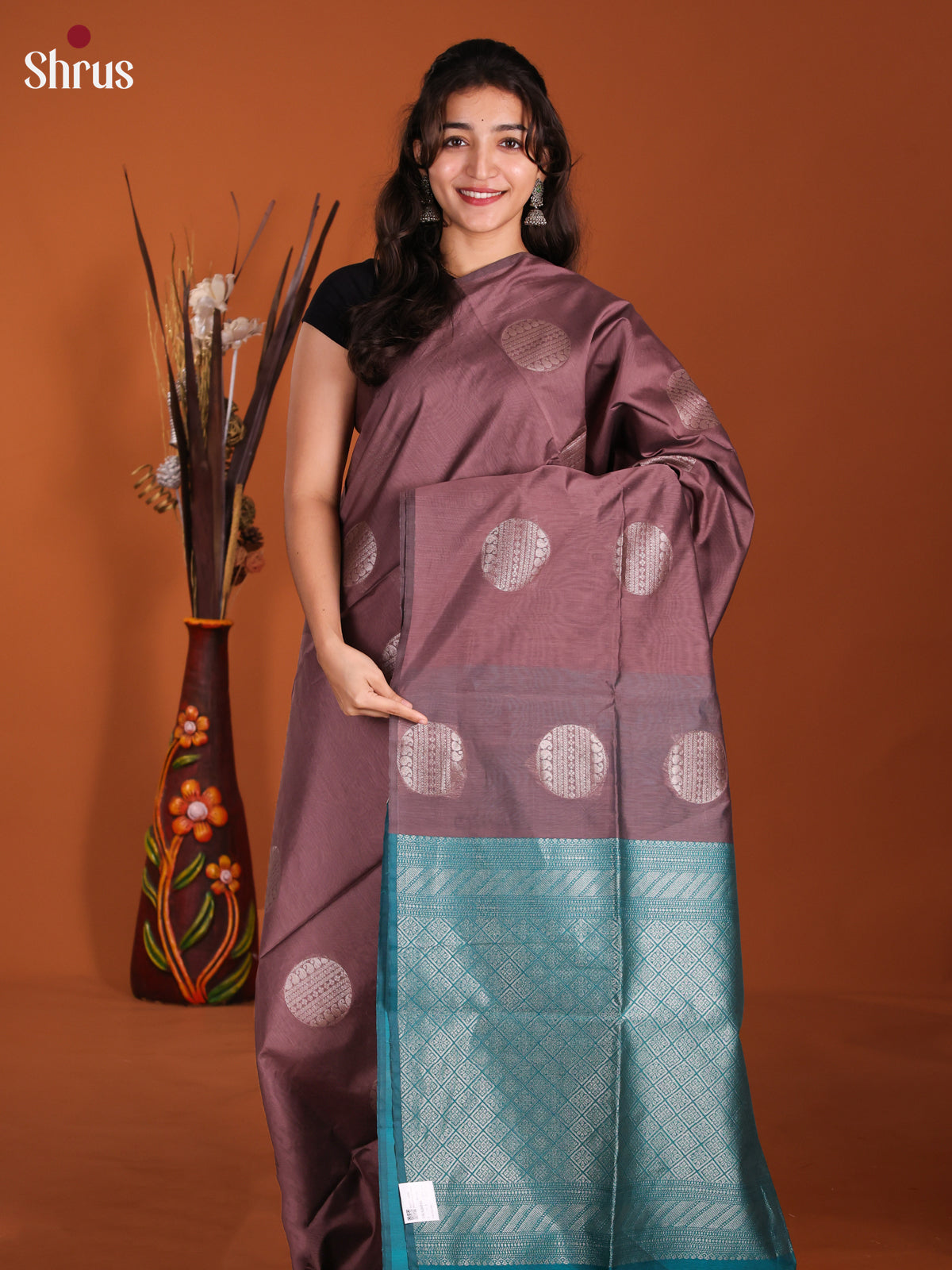 DKS26516 - Semi Silkcotton Saree - Shop on Shrus.com