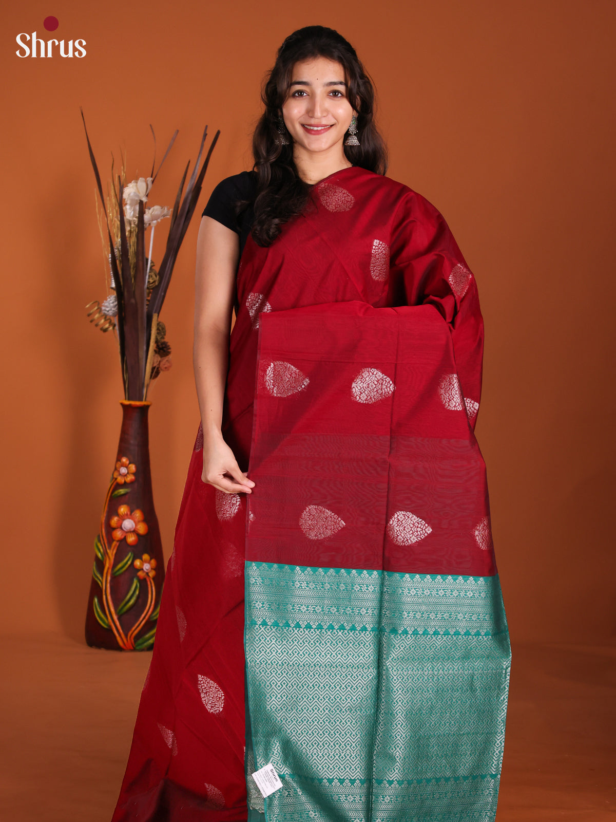 DKS26532 - Semi Silkcotton Saree - Shop on Shrus.com