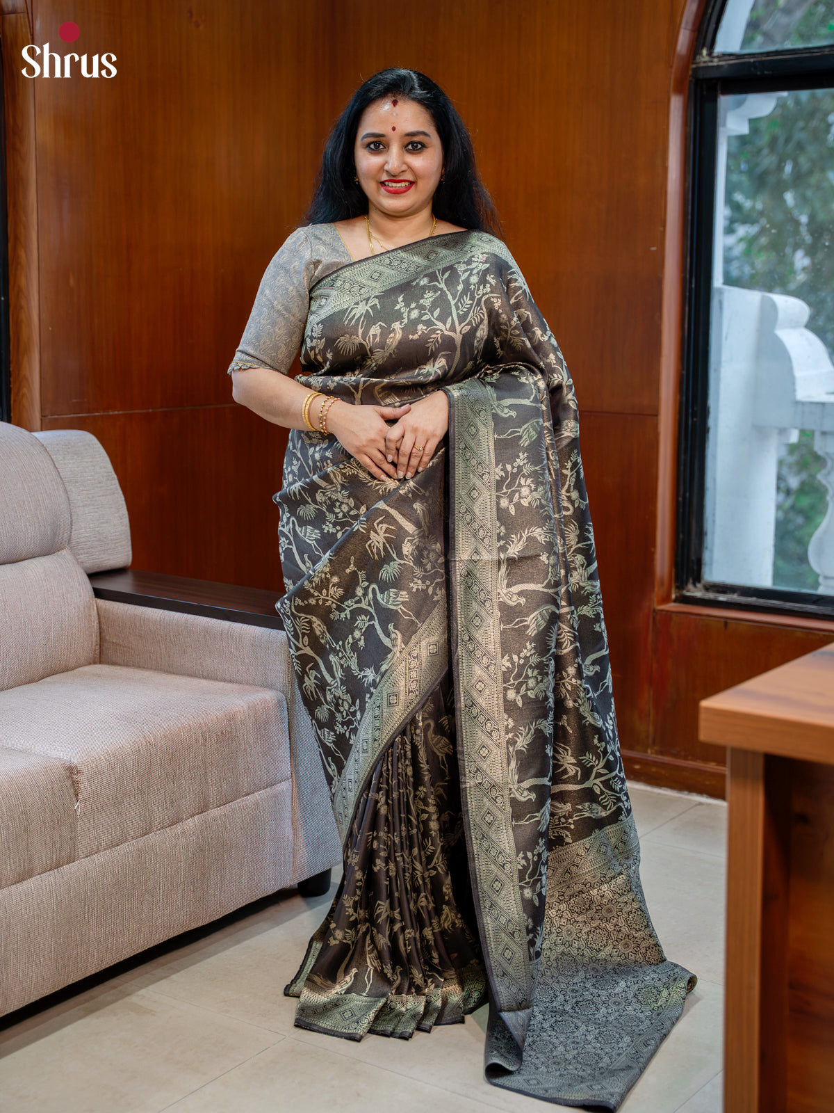 DKS27001 - Semi Chiniya Saree