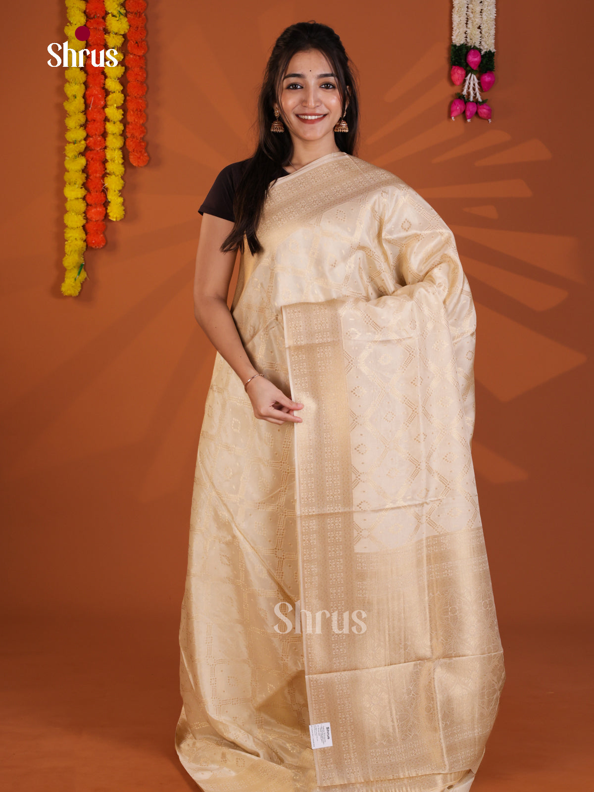 DKS27013 - Semi Chiniya Saree